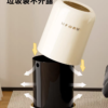 Trash can for home and office, light luxury, high-end cream style