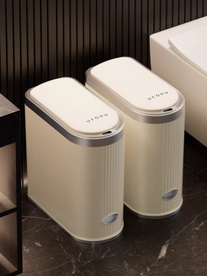 Smart sensor trash can for home use, a touch of luxury