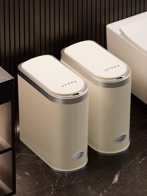 Smart sensor trash can for home use, a touch of luxury