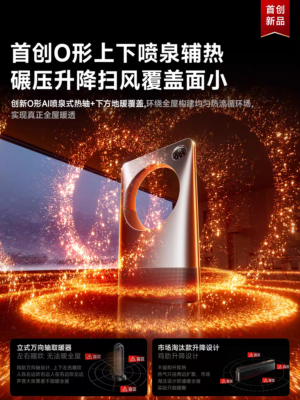 Ruiliang 2025 New Model Whole House Large Area Home Energy-Saving Electric Heater Fan Heater - A New Type of Heating Device