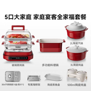 Household multi-functional large-capacity steam cooker